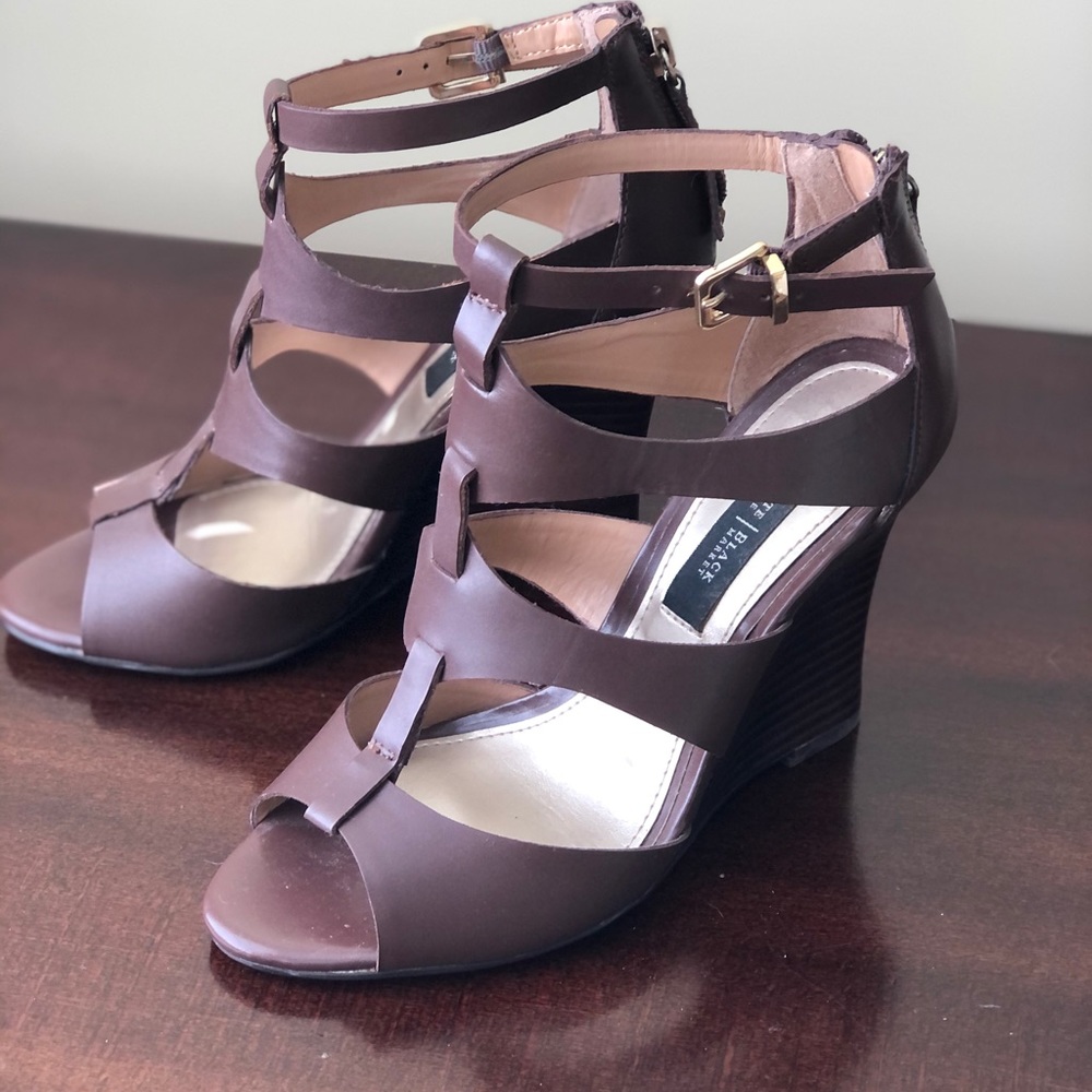 White House and Black Market  Wedges Sandals